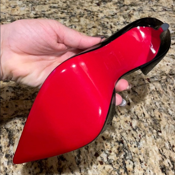 Iriza 100 Black Patent Heels - Picture 10 of 11